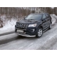 Накладка решётки радиатора нижняя 16 мм ТСС для Ford Explorer 2015-2017