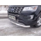 Накладка решётки радиатора нижняя 16 мм ТСС для Ford Explorer 2015-2017