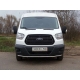 Защита переднего бампера 42 мм ТСС для Ford Transit 2014-2021