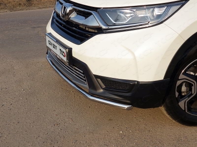 Защита переднего бампера 42 мм ТСС для Honda CR-V 2017-2021