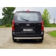 Защита задняя овальная 75х42 мм ТСС для Hyundai H-1 Starex 2019-2021