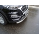 Защита передняя овальная 75х42 мм для Hyundai Tucson 2018-2021