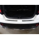 Накладка на задний бампер лист шлифованный с полосой 2 штуки ТСС для Kia Soul 2016-2021