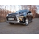 Защита передняя двойная 42-42 мм ТСС для Lexus LX-570/450d 2015-2021