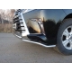 Защита передняя двойная 42-42 мм ТСС для Lexus LX-570/450d 2015-2021