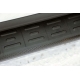 Пороги алюминиевые ТСС с накладкой чёрные для Lexus RX-200t/350/450h 2015-2021