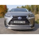 Защита передняя двойная 60-42 мм ТСС для Lexus NX-200 2014-2017