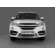 Защита переднего бампера овальная 75х42 мм ТСС для Lifan X60 2016-2021