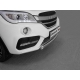 Защита переднего бампера овальная 75х42 мм ТСС для Lifan X60 2016-2021