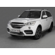 Защита переднего бампера овальная 75х42 мм ТСС для Lifan X60 2016-2021