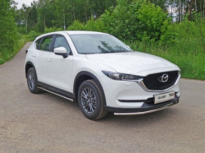 Защита переднего бампера 42 мм ТСС для Mazda CX-5 2018-2021