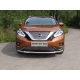 Защита переднего бампера с ДХО 60 мм ТСС для Nissan Murano 2016-2021