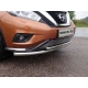 Защита передняя двойная 60-42 мм ТСС для Nissan Murano 2016-2021
