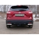Защита задняя уголки под фаркоп 60 мм ТСС для Nissan Qashqai (СПБ) 2015-2019