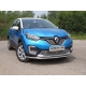 Защита переднего бампера 42 мм ТСС для Renault Kaptur 2016-2021