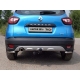 Защита задняя уголки 42 мм ТСС для Renault Kaptur 2016-2021