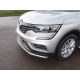 Защита переднего бампера 60 мм ТСС для Renault Koleos 2018-2021