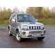 Защита переднего бампера 60 мм ТСС для Suzuki Jimny 2012-2018