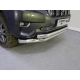 Защита передняя двойная 76-75 мм ТСС для Toyota Land Cruiser Prado 150 2017-2020