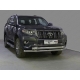 Защита передняя двойная 76-75 мм ТСС для Toyota Land Cruiser Prado 150 2017-2020