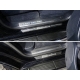 Накладки на пороги шлифованный лист надпись Executive 4 штуки ТСС для Toyota Land Cruiser 200 Executive 2016-2021
