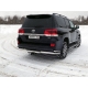 Защита задняя двойные уголки 76-42 мм ТСС для Toyota Land Cruiser 200 Executive 2016-2021