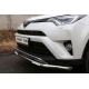 Защита переднего бампера с ДХО 60 мм ТСС для Toyota RAV4 2015-2019