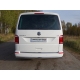 Защита заднего бампера овальная 75х42 мм ТСС для Volkswagen Transporter T6 2015-2021