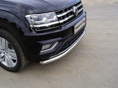 Защита переднего бампера 60 мм ТСС для Volkswagen Teramont 2018-2021