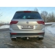 Защита задняя уголки 42 мм ТСС для Volkswagen Tiguan 2016-2021