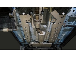 Защита топливной магистрали (алюминий) 4мм для Kaiyi X3 Pro 1.5 2022 – н.в.  ZKTCC00657