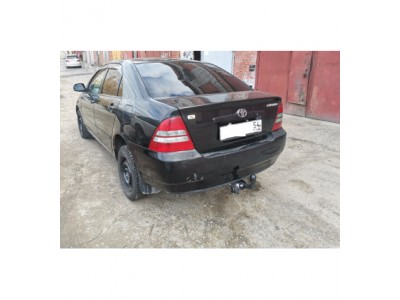 Фаркоп для Toyota Corolla E120 седан 2000-2006 крепление шара на двух болтах