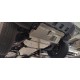 Защита картера, КПП и РК (алюминий 4 мм) для Toyota Land Cruiser Prado J250 2024-н.в. (V - 2.7 бензин, 2.4 бензин турбо) (4 части)