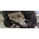 Защита картера, КПП и РК (алюминий 4 мм) для Toyota Land Cruiser Prado 250 2023-н.в. (V - 2.8d) (4 части)