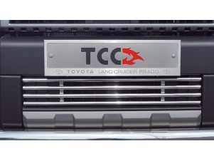 Решетка радиатора 16 мм дляToyota Land Cruiser 250 Prado 2024-н.в. №TOYLC25024-02