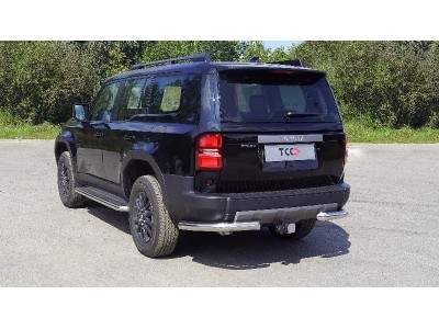Защита задняя (уголки) 76,1 мм для Toyota Land Cruiser 250 Prado 2024-н.в.