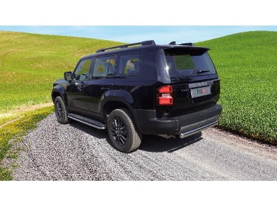 Защита задняя (центральная) 75х42 мм для Toyota Land Cruiser 250 Prado 2024-н.в.