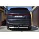 Фаркоп с нержавеющей накладкой для Kia Carnival 2020-н.в. съемное крепление шара под американский квадрат