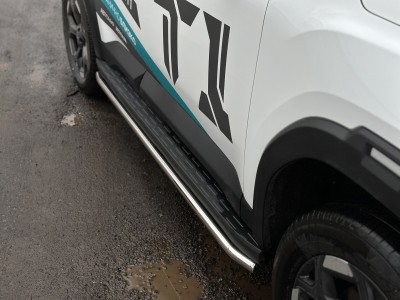 Защита порогов 42,4 мм для Jetour T1 2L 4WD 2025-н.в.