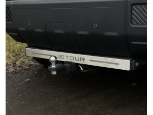 Фаркоп (шар E нерж., надпись Jetour) для Jetour T1 2L 4WD 2025-н.в. №TCU00470N