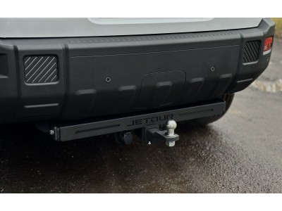 Фаркоп (Black, шар E нерж., надпись Jetour) для Jetour T1 2L 4WD 2025-н.в.