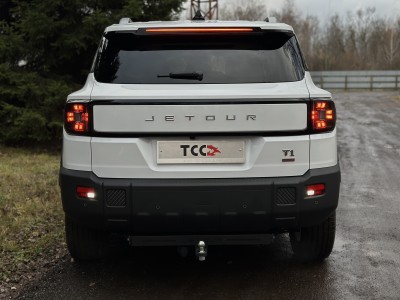 Фаркоп (Black, шар E нерж., надпись Jetour) для Jetour T1 2L 4WD 2025-н.в.