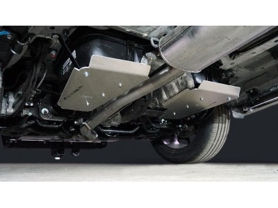 Защита бака (алюминий) 4мм (2шт) для Jetour T2 2L 4WD 2023-н.в. ,T1 2L 4WD 2025-н.в.
