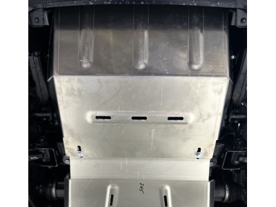 Защита радиатора (алюминий) 4мм для Foton Tunland V9 2.0 Diesel АКПП 4WD 2025-н.в., Foton Tunland V7 2.0 Diesel АКПП 4WD 2024-н.в.