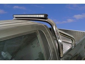 Защита кузова (для крышки) 76,1 мм со светодиодной фарой для Foton Tunland V7 2.0 Diesel АКПП 4WD 2024-н.в. №FOTTUNV725-15