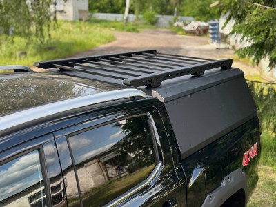 Экспедиционный багажник на крышу кунга Black для Foton Tunland V7 2.0 Diesel АКПП 4WD 2024-н.в.