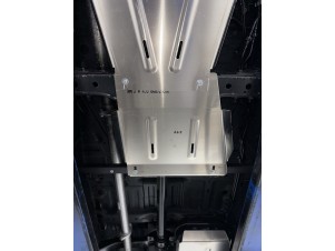 Защита раздаточной коробки (алюминий) 4мм для Foton Tunland V9 2.0 Diesel АКПП 4WD 2025-н.в., Foton Tunland V7 2.0 Diesel АКПП 4WD 2024-н.в. №ZKTCC00747