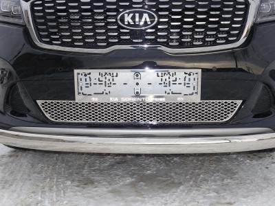 Рамка номерного знака 2 шт ТСС для Kia Sorento Prime 2018-2021
