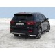 Защита задняя уголки 60 мм ТСС для Kia Sorento Prime 2018-2021