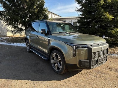 Пороги алюминиевые "Slim Line Silver" 2020 мм для Rox 01 2024-н.в.